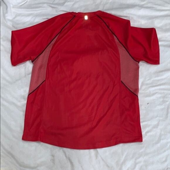 Champion Red Technical Crewneck T-Shirt | Sz L - Picture 5 of 5